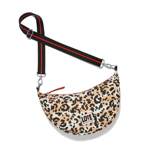 Brighton Spotted Love Slingpack Crossbody with Black & Red Adjustable Strap - Picture 6 of 6